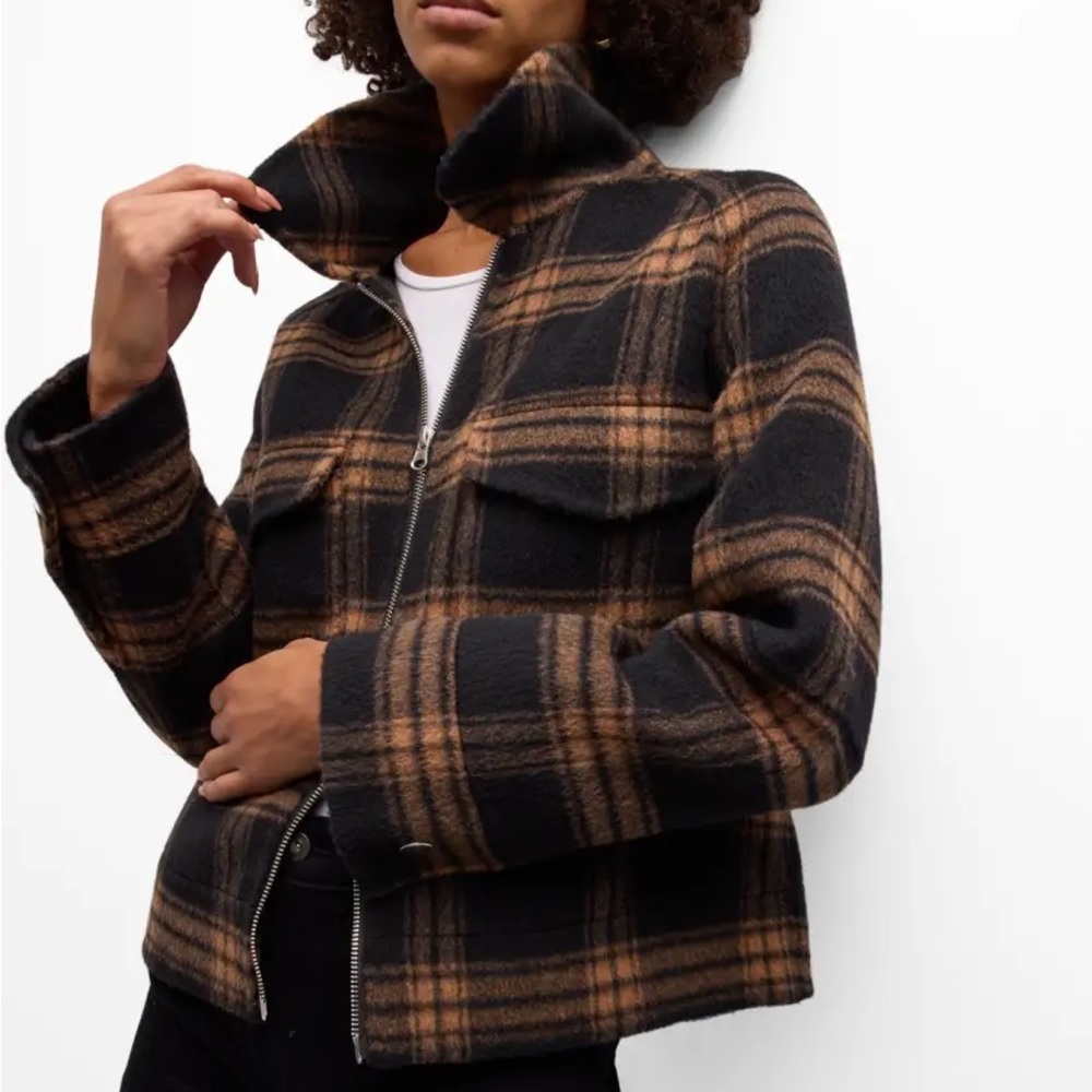 Rails Cheyenne Plaid Brushed Wool Jacket
